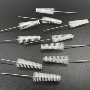 100Pcs Cleaning Brushes for Hearing Aid Tube Cleaner Vent Tubing Brush Earhook Cleaner