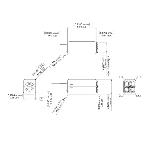 2 PCS Sonion E50DT0005/D Balanced Armature Receiver Dual IEM Driver Super Tweeter - Image 4