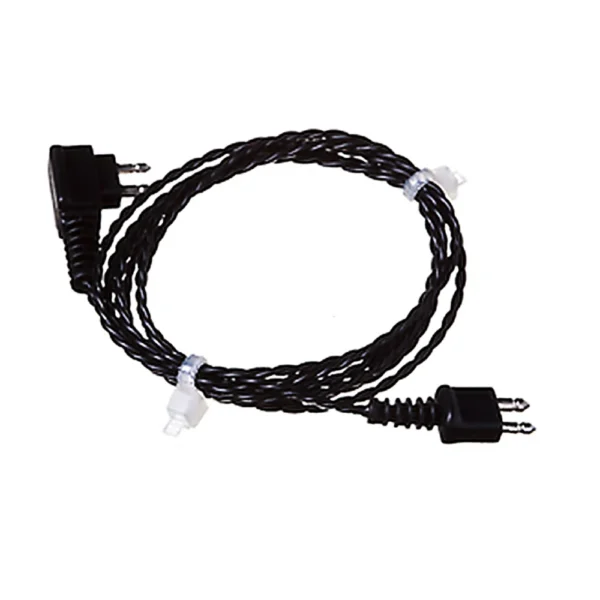 Soundlink Beige / Black 2pin Hearing Aid Cable Wire Cord Fits VITA-118 Axon F-16 etc. - Image 3