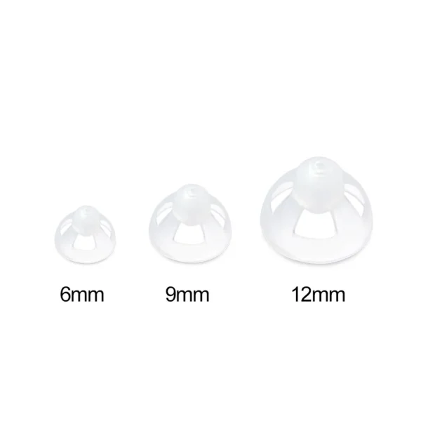10PCS Open Hearing Aid Domes Earplugs Replacement Ear Plugs Tips Choose from 6mm 9mm 12 mm - Image 5