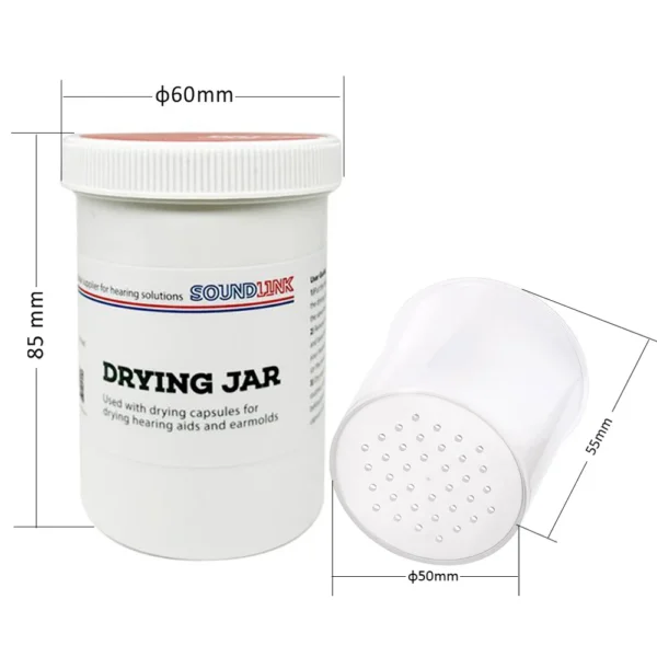 Soundlink Hearing Aid Drying Kit Desiccant Drying Capsules and PP Drying Jar - Image 4
