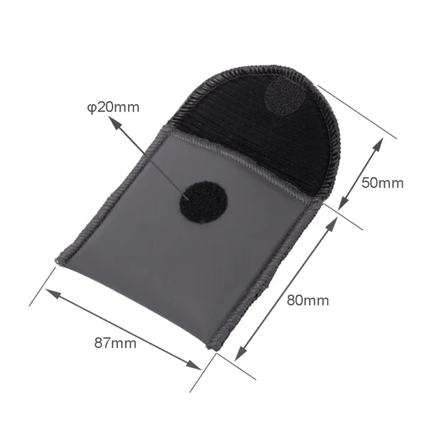 Hearing Aid Pouch Carrying Storage Pouch Soft Small Protective Hearing Aid Storage Bag - Image 5