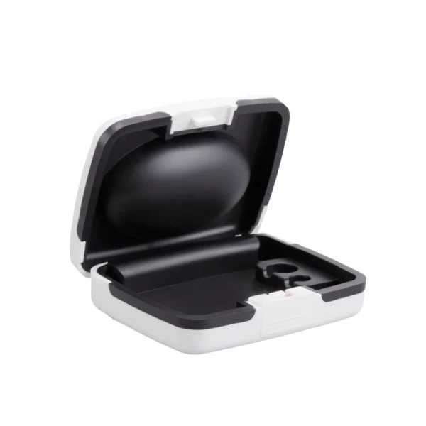 Portable Hearing Aid Case Hard Storage Deaf-aid Carrying Box With Battery Compartment for BTE CIC IIC ITE - Image 2