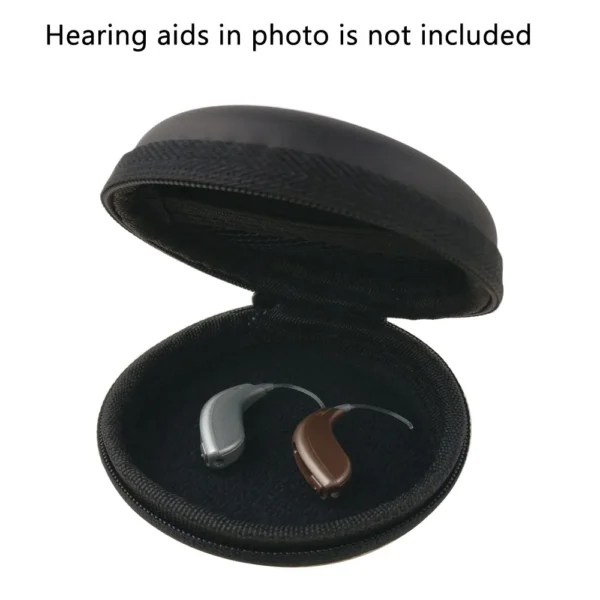 Soundlink EVA Hearing Aid Earphone Storage Case Holder Carrying Bag Box Invisible Zipper - Image 5