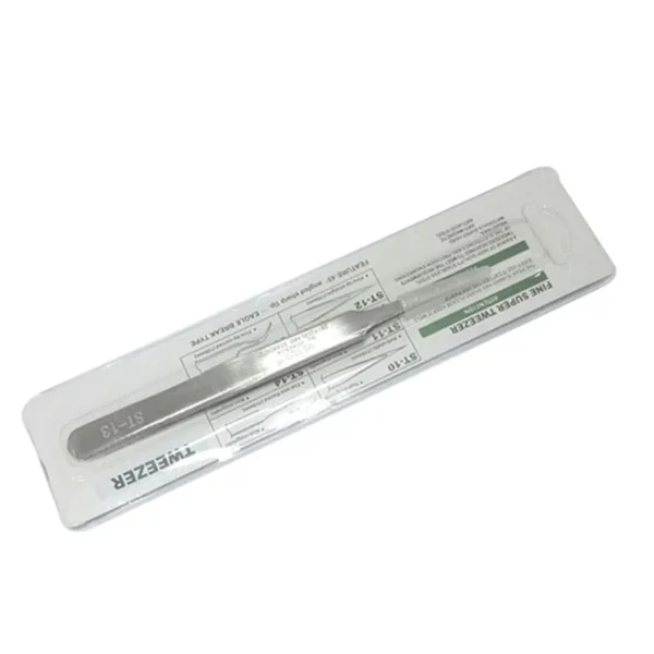 Stainless Steel Flat Shape Forceps Tweezers for Placing Ear Impression Foam Hearing aid dispensers tool - Image 3