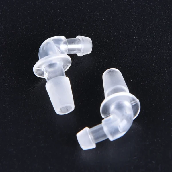 100pcs Connector Elbow for BTE Hearing Aid Earplug Connecting with Tube - Image 3