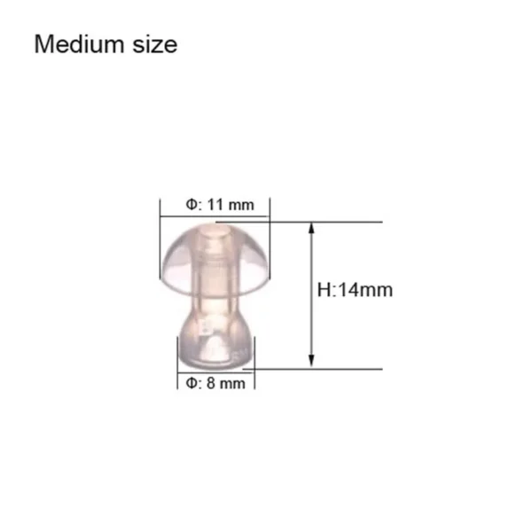 Soundlink 50PCS BTE Hearing Aid Domes Earplugs Ear Plugs Ear Tips Size S M L Siemens Quality - Image 4