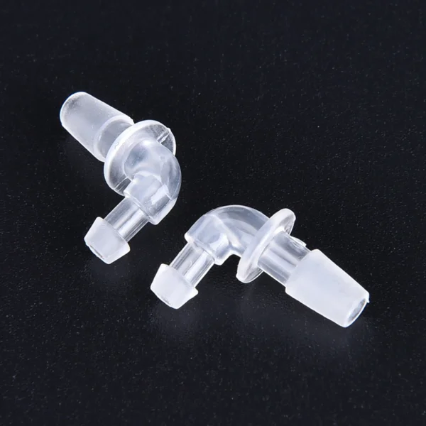 100pcs Connector Elbow for BTE Hearing Aid Earplug Connecting with Tube - Image 4