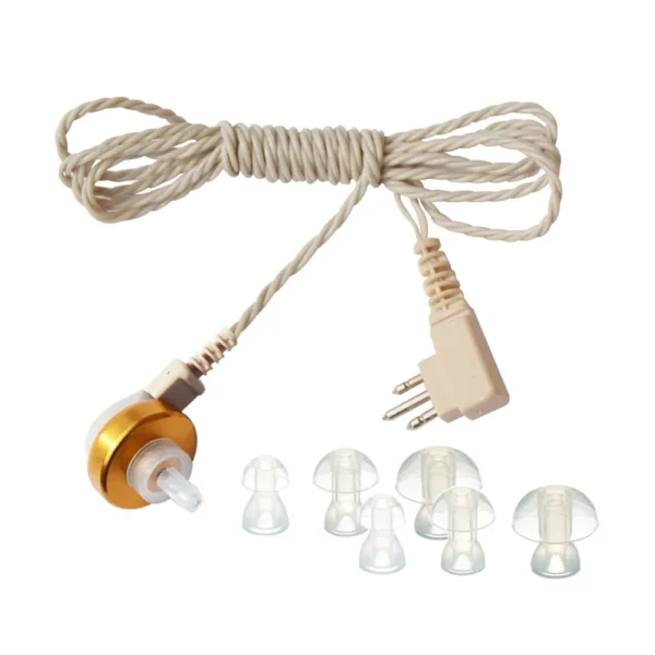 Soundlink Pocket Hearing Aid 3 PIN Receiver Cable Earplugs for Siemens 178 Hearing Aids - Image 2