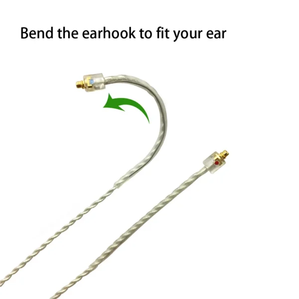 Plastics One P1 IEM Cables MMCX In-Ear Monitor Cable Wire MMCX Connector Length 64'' - Image 2