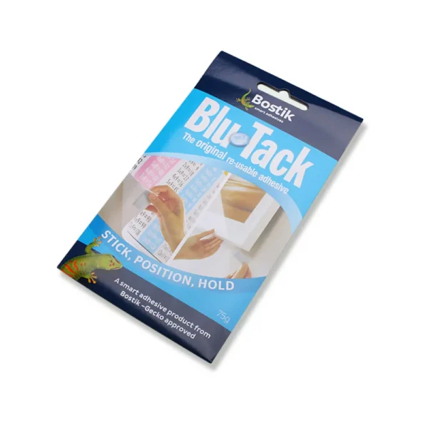 Blu Tack Multipurpose Adhesive Clay Reusable Adhesive for Hearing Aid Repairing IEM DIY Removable Adhesive Putty Tabs 75g - Image 2