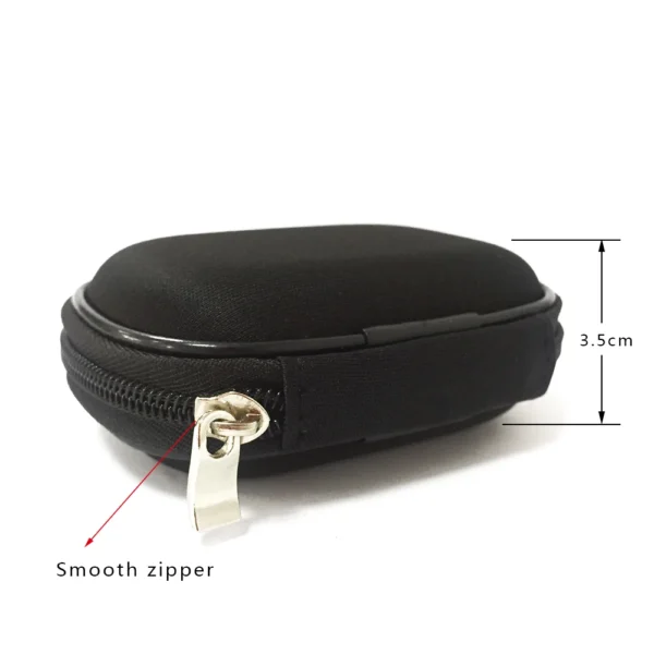 Hearing Aid Case Soft Earphone Protective Case for BTE, IEC, CIC, Earmold, IEM Earphone - Image 5