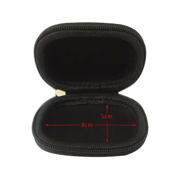 Hearing Aid Case Soft Earphone Protective Case for BTE, IEC, CIC, Earmold, IEM Earphone - Image 4
