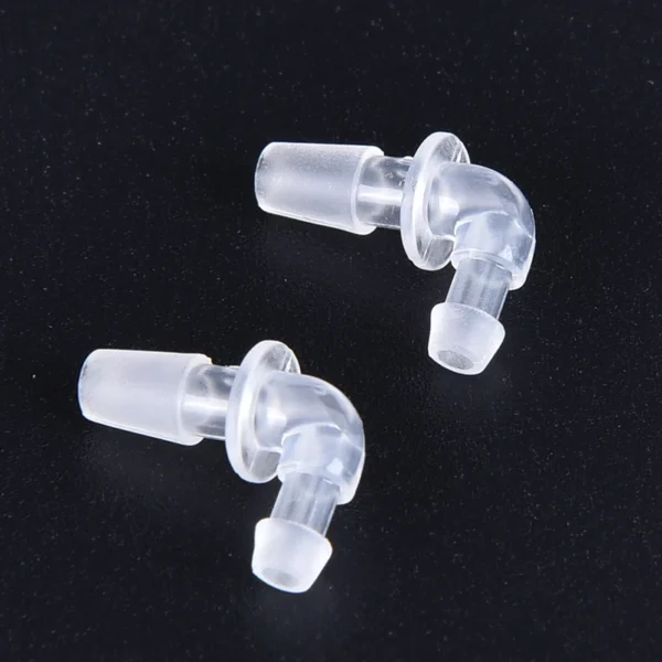 100pcs Connector Elbow for BTE Hearing Aid Earplug Connecting with Tube - Image 6