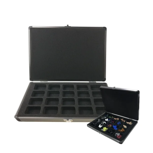Presentation Display Case Box for Hearing Aids In-ear Monitors IEM Earphones Demonstration