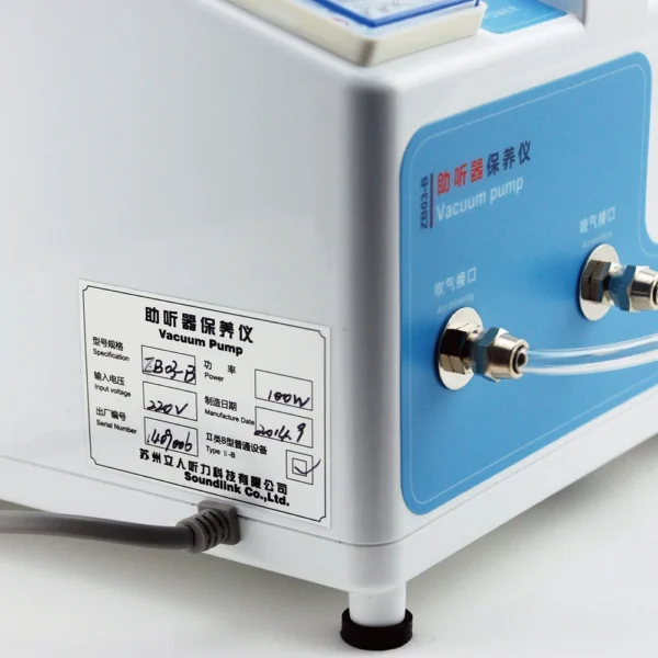 Soundlink Hearing Aid Vacuum Cleaner Powerful Suction Pump for Drying and Cleaning Hearing Instruments - Image 3