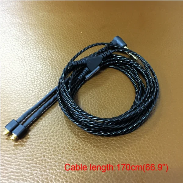 Plastics One P1 IEM Cables MMCX In-Ear Monitor Cable Wire MMCX Connector Length 64'' - Image 6