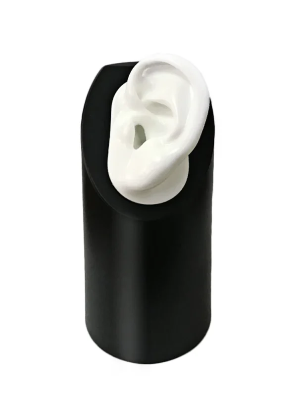 Hearing Aid Display Stand with Silicone Ear for Hearing Aids IEMs Jewelry Exhibition - Image 2