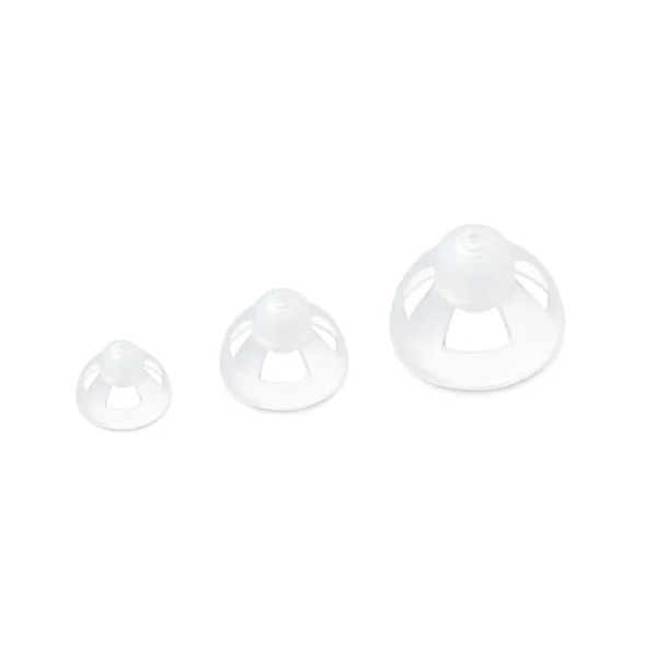 10PCS Open Hearing Aid Domes Earplugs Replacement Ear Plugs Tips Choose from 6mm 9mm 12 mm - Image 2