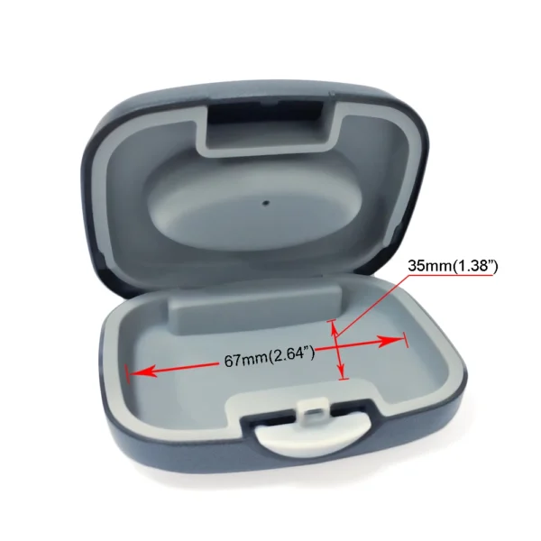 Hearing Aid Case Hard Protective Storage Box for BTE, ITC, CIC Hearing Aids Protector Holder - Image 5