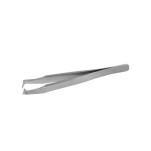 Hearing Aid Angulated Head Cutting Tweezers High-grade Carbon Steel Alloy Cutting Tweezers Repairing Tweezers