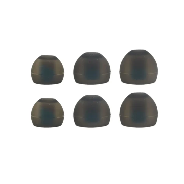 3 Pairs Universal IEM Domes Earplug Replacement Soft Silicone Earphone Ear Plug Eartips S M L Size