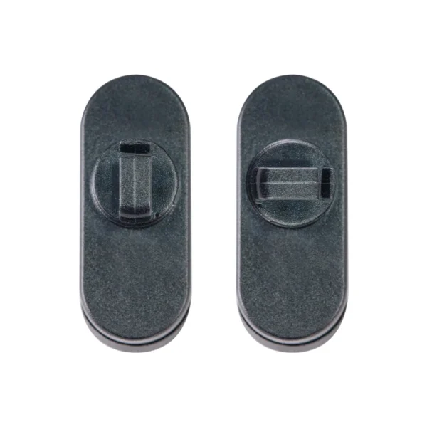 Black Swivel Plastic Clamp Hearing Aid Clip Replacement Retainer Anti-lost Holder Clips - Image 3