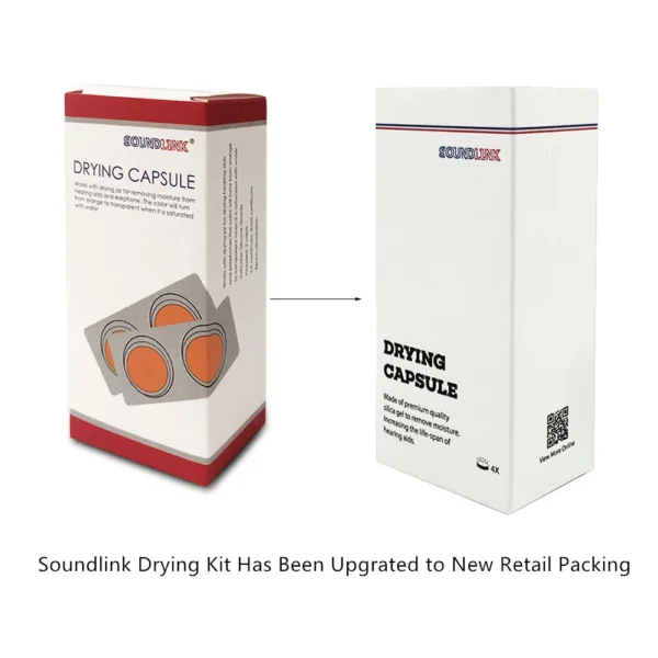Soundlink Hearing Aid Drying Pallet Drying Capsules One Box 4pcs Drying Capsules - Image 2