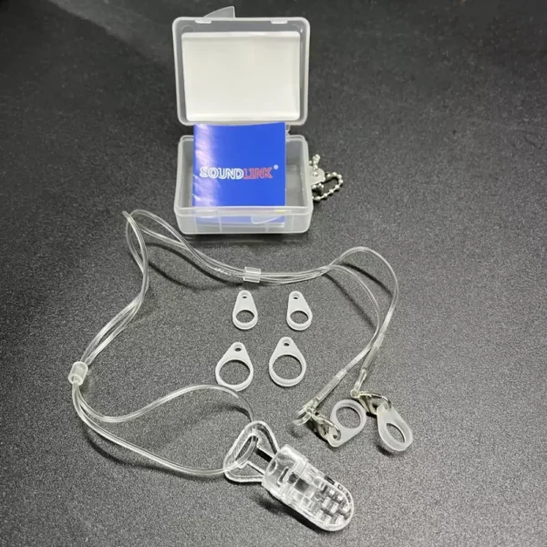 Hearing Aid Clips Transparent Adjustable Hearing Aid Anti-Lost Lanyard BTE Clip String with Silicone Loops, Hearing Protection - Image 6