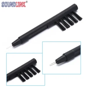 100Pcs Hearing Aids Cleaning Brushes with Magnet and Wax Loop Earphone IEM Cleaning Tools
