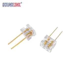 2 PCS DIY IEM Female Socket Jack for Custom In-ear Monitor Inears Earphone Pin Plug 0.78 mm
