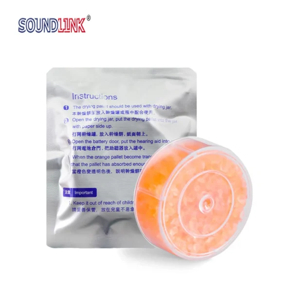 Hearing Aid Drying Capsule Dehumidifier Drying Pallet with Aluminum Foil Bag 30g
