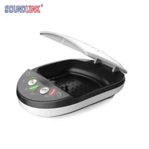 Soundlink Hearing Aid Dehumidifier Electronic Drying Case Dryer Dry Box with 3/6 Hour Timer Aid202