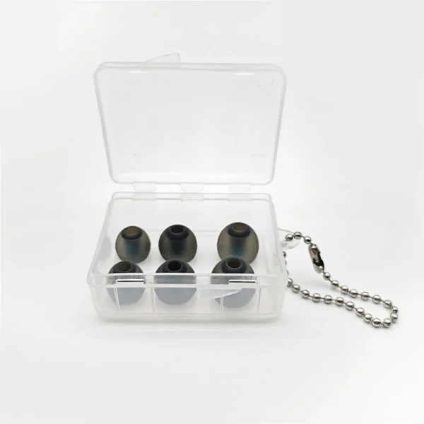 3 Pairs Universal IEM Domes Earplug Replacement Soft Silicone Earphone Ear Plug Eartips S M L Size - Image 3