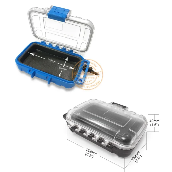 IP68 Waterproof Earphone Storage Case Shockproof Protective Earbuds Box Case Portable Headset Cables Plug Accessories Box Holder - Image 5