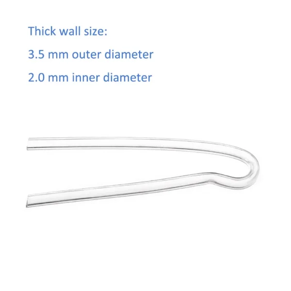 6PCS Preformed Tubing BTE Hearing Aid Earmold Tubes Choose from 3.5 mm and 3.2 mm OD - Image 3