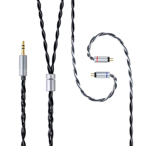 Soundlink 2Pin IEM Cable Wire Earphone Cable for In-ear Monitor (2pin-0.78mm, 3.5mm) Model A8 - Image 2