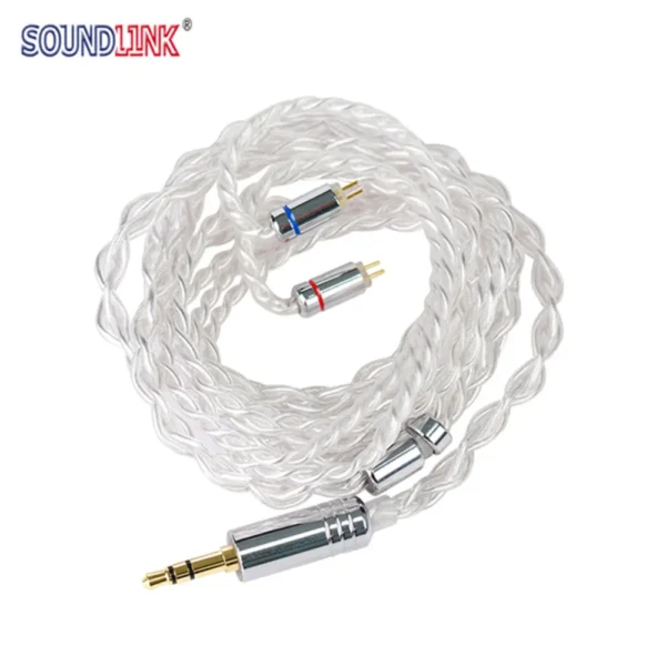 Soundlink 2Pin IEM Cable Wire Earphone Cable for In-ear Monitor (2pin-0.78mm, 3.5mm) Model A8