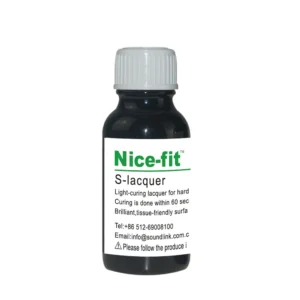 Nice-fit Lacquer Lack E-001 for Hard Earmold IEM Shells Varnishing 20ml