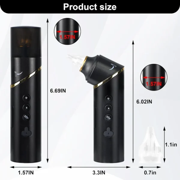 Ear Dryer Dry Ears with Smooth Warm Air Low Noise Dryer for Water Sports Surfing Swimming Rechargeable Hearing Aid Ear Dryer - Image 4