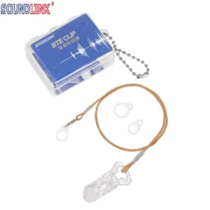 Soundlink BTE Hearing Aid Unilateral Clip Clamp Rope Holder for Children & Adults