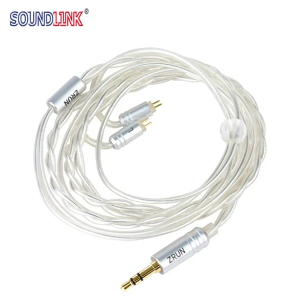 Soundlink Pearlescent Color 2Pin Earphone Cable Wire T2 for In-ear Monitor (2pin-0.78mm, 3.5mm)
