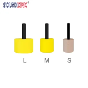 Soundlink Standard Insert Foam Tip with Black Tube for Insert Earphones - Pack of 50