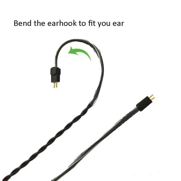 Upgraded Earphone Cable Wire for In-ear Musician Monitors Fits for 1964 w4r um3x es3 es5 2 Pin Connector - Image 3