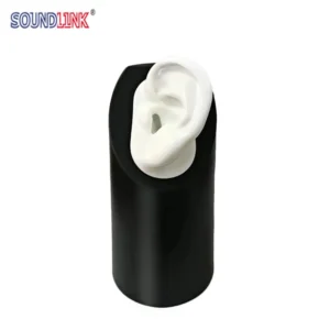 Soundlink Hearing Aid Display with Silicone Ear Model for Hearing Aids IEMs Jewelry Exhibition Demonstration