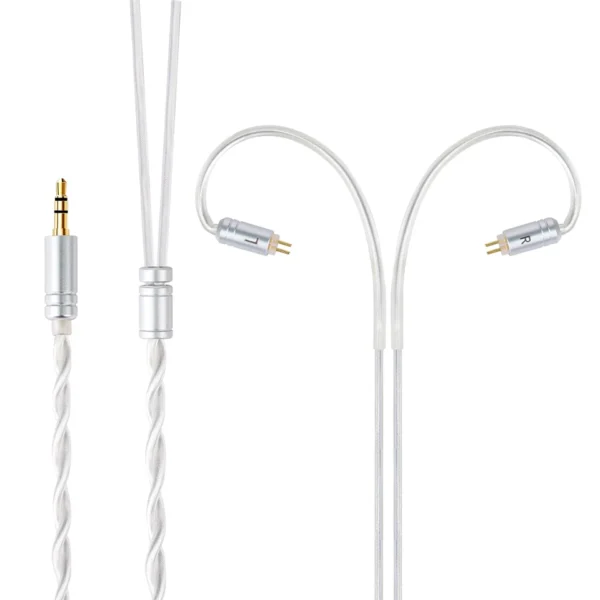 Soundlink 2Pin Earphone Cable IEM Wire Cable T7 for In-ear Monitor (2pin-0.78mm, 3.5mm) - Image 2