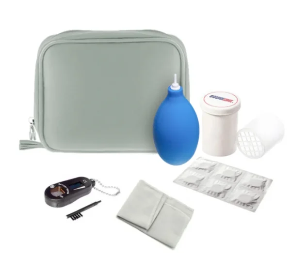 Soundlink Hearing Aid Daily Maintenance Cleaning Kit with Brush Cleaning Tool Battery Tester Air Blower for BTE ITE ITC CIC RIC - Image 2