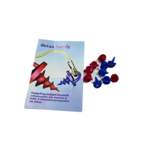 Detax Soft Ear Mold Handles Handy Cords Complete with Shrinking Tubes for Fixing the End of the Cord