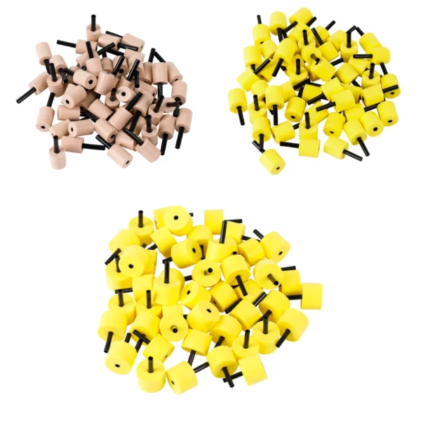 Foam Tip for Insert Earphones Replacement Insert Foam Tips with Black Tube(50pcs/ Pack)