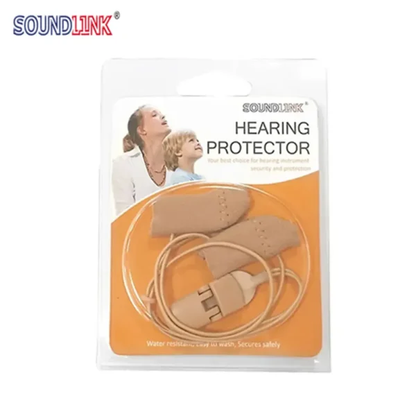 Soundlink Hearing Aid Clip Cotton Protective Cover Sleeves Moisture Protection Binaural Coded Protector Holder